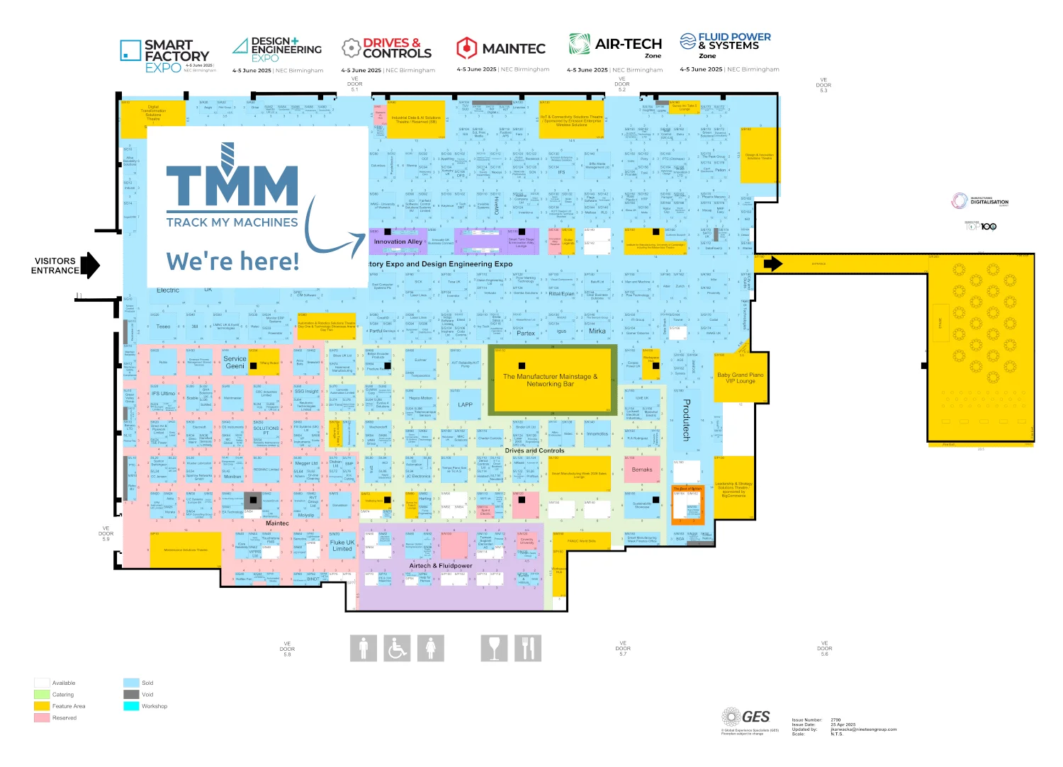 Event Floorplan - Find us at Stand 5/IA1